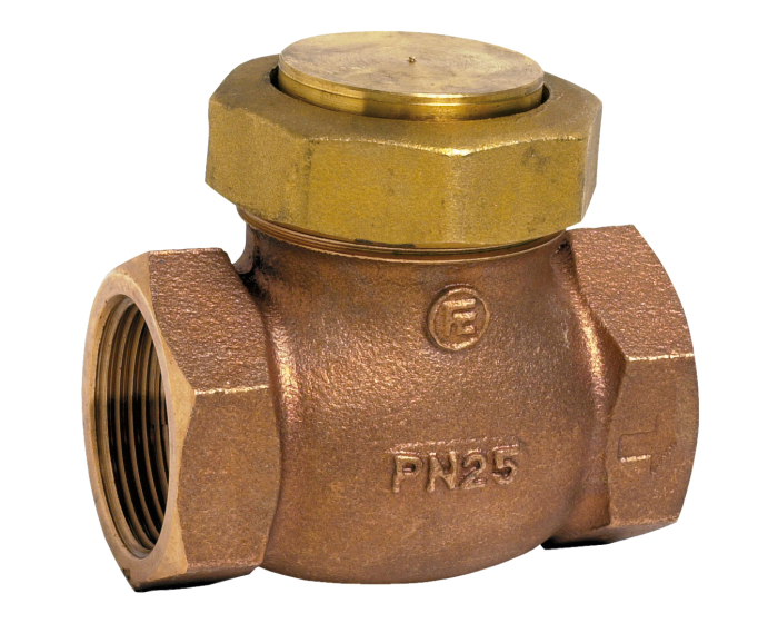 Bronze vertical lift check valve 354 PTFE tightness BSP 1/4''